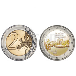 Moeda 2 Euros Ta Hagrat Malta 2019