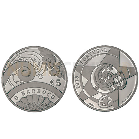 Moeda 5€ O Barroco 2018