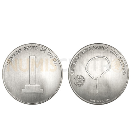 Moeda 7,5€ Eduardo Souto Moura Portugal 2018 Prata 500