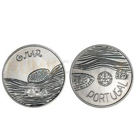 Moeda 5€ O Mar Cuproniquel Portugal 2019
