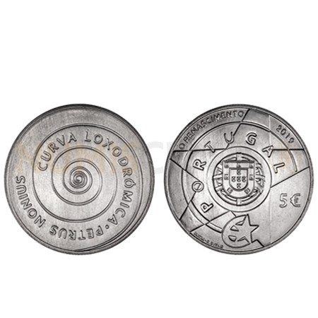 Moeda 5 € O Renascimento Cuproniquel Portugal 2019