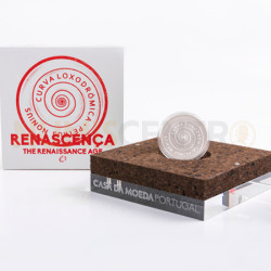 Moeda 5€ O Renascimento Prata Proof Portugal 2019