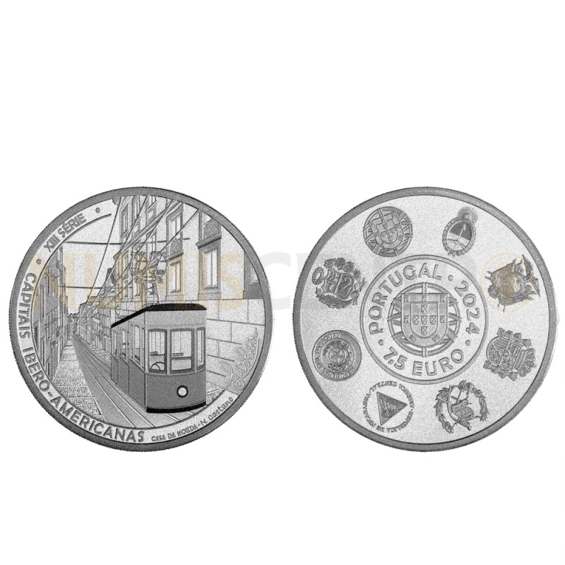 Moeda 7,50€ Capitais Ibero-Americanas 
