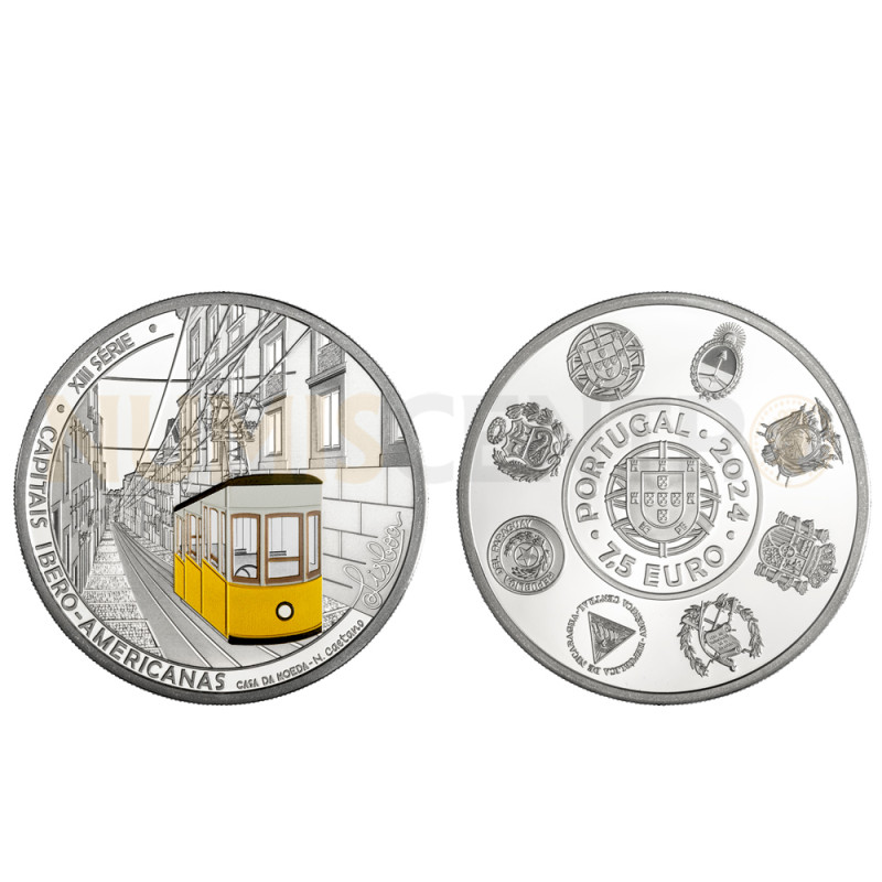 Moeda 7,50€ Capitais Ibero-Americanas 