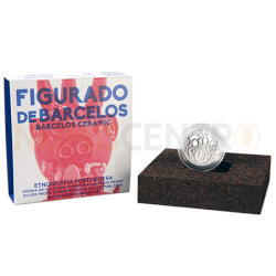Moeda 2,5 Euro Comemorativa Figurado de Barcelos Portugal 2016 (Prata Proof)