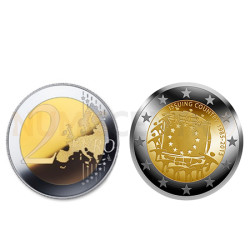 2 Euros 30 Anos da Bandeira da Europa - Grécia 2015