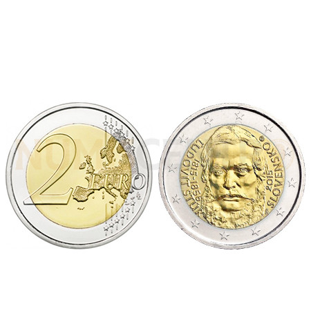 Moeda 2 Euros Ludovic Stur - Eslováquia 2015