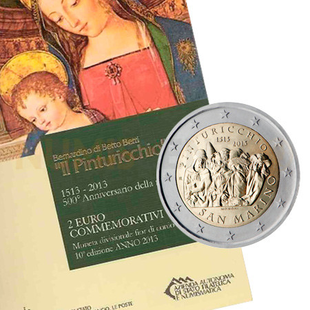 2 Euros Pinturicchio San Marino 2013