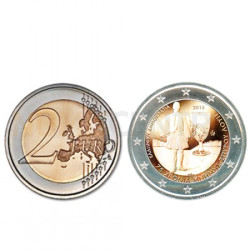 Moeda 2 Euros Spyridon Louis - Grécia 2015