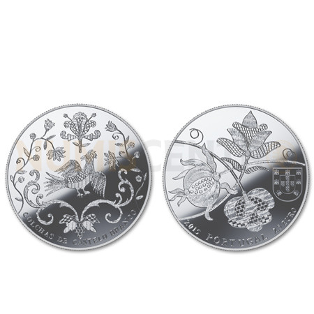 Moeda 2,5€ Comemorativa Colchas de Castelo Branco Cuproniquel 2015