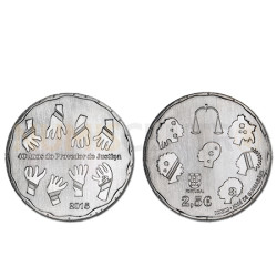 Moeda 2,5€ 40 Anos Provedor Justiça - Portugal 2015 (Cuproniquel)