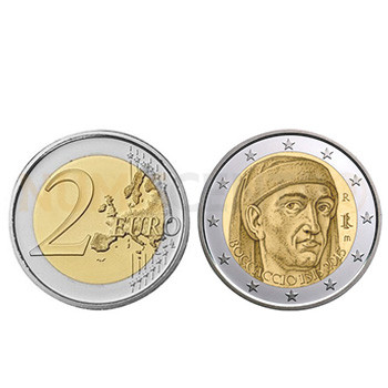 2 Euros Boccaccio Italia 2013