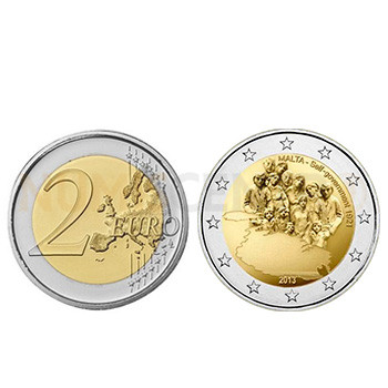 2 Euros Independencia 1921 Malta 2013