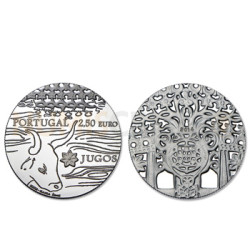 Moeda 2,5€ Comemorativa Jugos Portugal Cuproniquel 2014