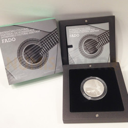 Moeda 2,5€ Comemorativa O Fado - Portugal 2015 Prata Proof