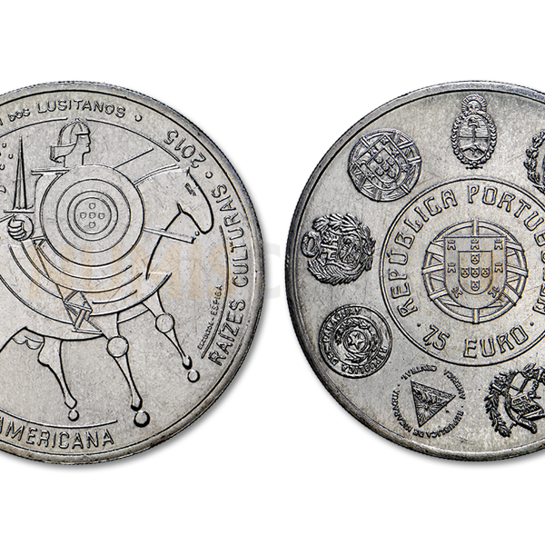 Moeda 7,5€ Comemorativa Raizes Culturais viriato - Portugal 2015 Cuproniquel