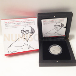 Moeda 2,5€ Comemorativa José Saramago Prata Proof 2013