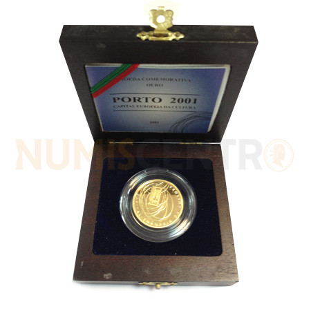 Moeda Ouro Porto 2001 Capital Europeia da Cultura