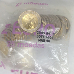 Saco 25 Moedas 2 Euros Jogos Lusofonia Portugal 2009