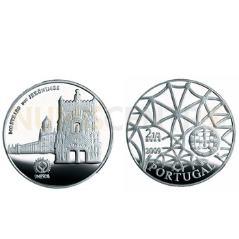 Moeda 2,5€ Comemorativa Mosteiro dos Jerónimos 2009 Cuproníquel