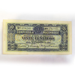 20 Centavos - Moçambique 1933 (Quase Nova)