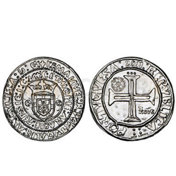 Moeda Comemorativa O Portugues de D Manuel I 2011 Cuproniquel