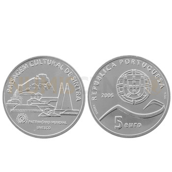 Moeda 5€ Paisagem Cultural de Sintra 2006 Prata