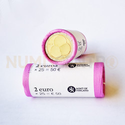 Rolo Moedas 2 Euro 100 Anos da Constituição Finlândia 2019