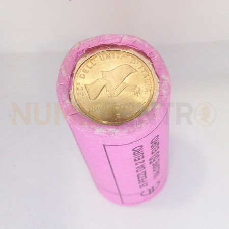 Rolo Moedas 2 Euros 150 Anos da Reunificação de Itália 2011