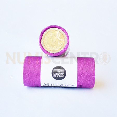 Rolo Moedas 2 Euros Liberdade França 2015