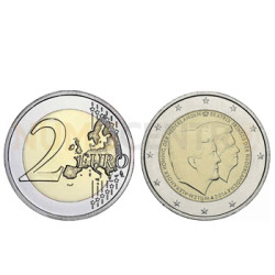 2 Euros Alexandre e Beatriz Sucessão Trono Países Baixos 2014