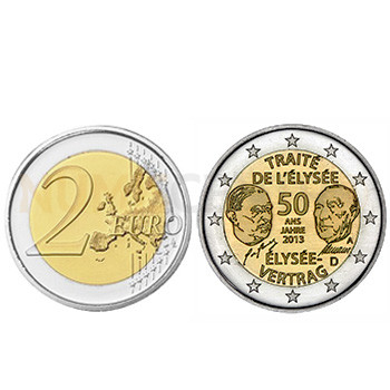 2 Euros Tratado Eliseu Alemanha 2013 D